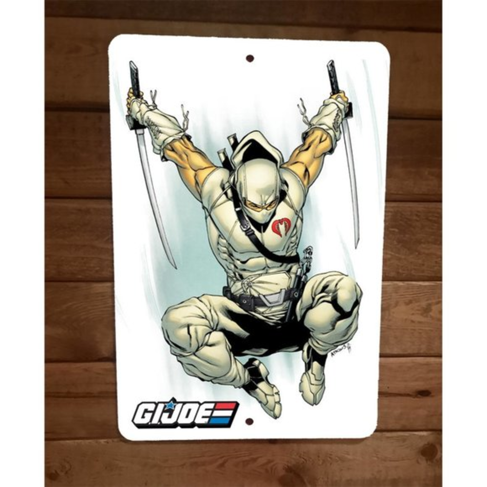 Cobra Ninja Storm Shadow 8x12 Metal‎ Wall Sign GI Joe Poster